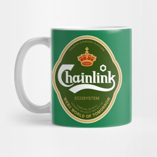 Chainlink Beer Label Mug